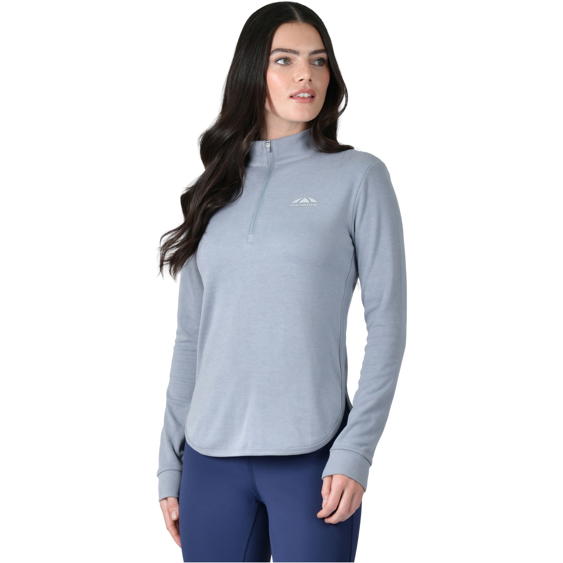 2026 WeatherBeeta Damen London Layer Langarm Top 1023217046 - Bluestone Marle